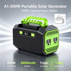 Estación de Energía Portátil de 300W 145wh, Mini Generador Solar, Suministro Ininterrumpido para Emergencias en el Hogar - Product Image 1