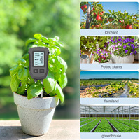 Testeur de sol 5-en-1 N13 avec double aiguille, humidimètre haute précision, testeur d'humidité, de pH, de fertilité et de luminosité, OEM