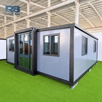 Maison mobile préfabriquée, 2 à 3 chambres, maison modulaire, 20 pieds, 40 pieds, Casas Prefabricadas, maison préfabriquée de luxe, maison conteneur extensible