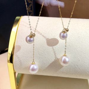 Nouvelles boucles d'oreilles en argent sterling 925 avec pendentif en perle de Nanyang d'eau de mer blanche naturelle de Chine, 12-13 mm, légèrement imparfaites, Wenchi - Product Image 1