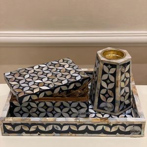 Ensemble de brûleur d'encens indien de luxe Mother Pearl Oud (encensoir)-Aromathérapie écologique 100% aromatique naturel pour - Product Image 2