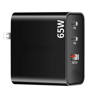 Chargeur USB C 65W PD 3.0 à double port, adaptateur de charge rapide pour ordinateur portable, téléphone, tablette - Product Image 4