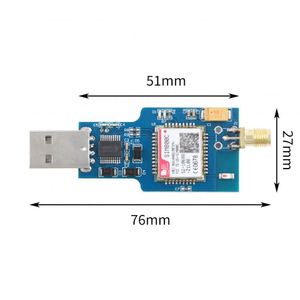 <span class=keywords><strong>Module</strong></span> Série <span class=keywords><strong>GSM</strong></span> GPRS USB Newrj Sim800c avec Bluetooth Sim900a, Contrôle Informatique des Appels avec Antenne - Product Image 5