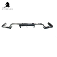Pour BMW F80 F82 M3 M4 2014-2019 lèvre de diffuseur arrière 3 pièces V Type pièces d'auto en Fiber de carbone