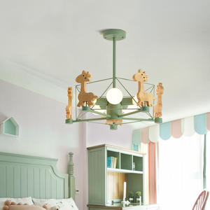 Lustres créatifs <span class=keywords><strong>en</strong></span> <span class=keywords><strong>bois</strong></span> <span class=keywords><strong>de</strong></span> <span class=keywords><strong>cerf</strong></span> boule ronde lampes suspendues au plafond restaurant moderne salon chambre lampes suspendues à LED - Product Image 1