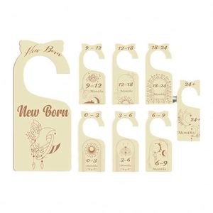 En gros, Panneau de séparation de placard en bois gravé et personnalisé pour armoire de bébé, pour jeunes parents - Product Image 1