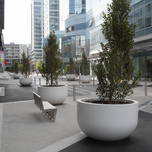 Macetero Redondo Grande para Exteriores, Recubierto de PE, de GRC, Duradero, Decorativo, para Hogares, Hoteles y Jardines - Product Image 4