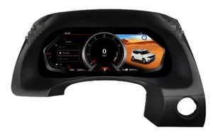 Couverture d'écran LCD Patrol Y62, kit de couverture de compteur intérieur <span class=keywords><strong>2015</strong></span> à 2022, bonne qualité, couleur noire - Product Image 4