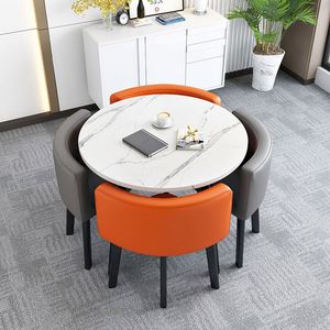 <span class=keywords><strong>Table</strong></span> à manger ronde Maison Petit appartement <span class=keywords><strong>Table</strong></span> de négociation de loisirs d'<span class=keywords><strong>occasion</strong></span> Réception tulipe <span class=keywords><strong>Table</strong></span> ronde simple - Product Image 4