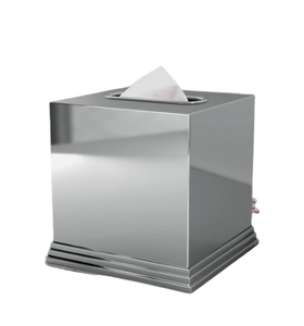 Soporte de pañuelos de Metal con acabado plateado para Decoración de mesa, cajas de pañuelos, vajilla de cena, uso de encimera de cocina para el hogar - Product Image 3