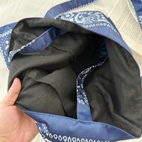 Nouvel Arrivage Sac Fourre-tout en Toile Imprimé Paisley Motif Fleur de Cachemire Style Ethnique Polyvalent Grande Capacité Sac à Bandoulière et Porté Épaule