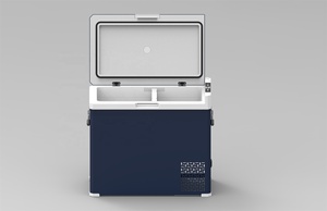 40L 45L 50L 75L Dual Zones Xách Tay DC Máy Nén Xe Tủ Lạnh Với Pin Xe Tủ Lạnh Tủ Đông Với Bluetooth Và Wifi - Product Image 2