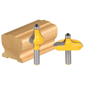 Deko — machine de fraisage pour bois, avec lame en carbure YG6, tige de 1/2 pouces et 12.7mm, outils de menuiserie, 2 pièces - Product Image 2