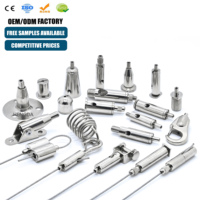Kit de suspension de câbles en laiton réglable, pinces à câbles pour suspension d'éclairage, pince à câble pour lustre, panneau LED