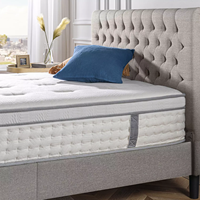 Matelas de lit d'hôtel haut de gamme, design moderne, épaisseur personnalisée, matelas rafraîchissant pour un sommeil réparateur, style européen, respectueux de l'environnement