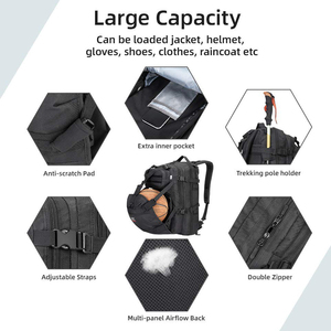 Bolsa de Almacenamiento para Casco de Ciclismo de Gran Capacidad, Bolsa para Casco de Motocicleta Molle con USB - Product Image 4