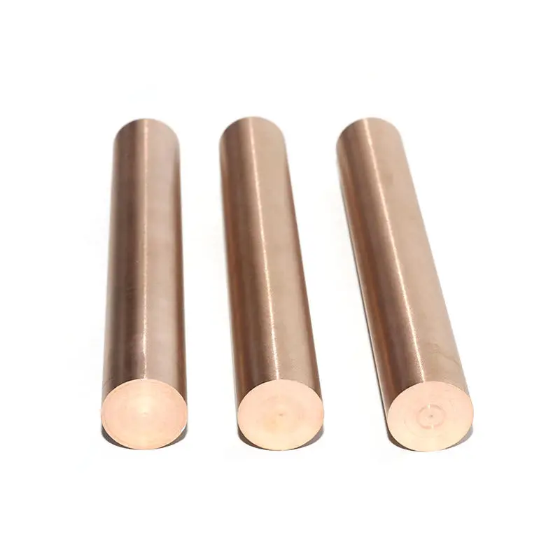 T2 T1 High-Conductivity High-Purity Grounding Red Copper Rod Corrosion-Resistant Copper Bar