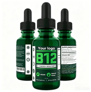 Gotas Líquidas de Metilcobalamina, <span class=keywords><strong>Vitamina</strong></span> <span class=keywords><strong>B12</strong></span>, Marca Privada OEM ODM, Veganas, Apoyo al Metabolismo, Salud Nerviosa, Alivio de la Fatiga - Product Image 3