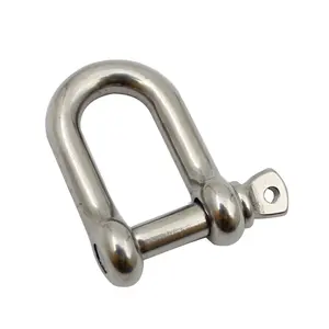 חבלים פרקורד חומרה מתכווננת d פח נירוסטה 6 מ "מ shackle Snap מיני