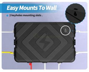 Caja de conexiones eléctrica grande de material PP con clasificación IP54 al por mayor para uso exterior resistente a la intemperie, toma de corriente protectora - Product Image 4