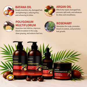แชมพูและครีมนวดผมสูตรเฉพาะสำหรับผมวีแกน บาตานาออยล์ โรสแมรี่ ช่วยเร่งการเจริญเติบโตขอ<span class=keywords><strong>ง</strong></span>เส้นผม ป้องกันผมร่ว<span class=keywords><strong>ง</strong></span> เสริมสร้างความแข็งแร<span class=keywords><strong>ง</strong></span> - Product Image 4
