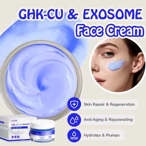 Crème pour le visage ZS Blue Copper Peptides avec Exoso, soutien de la barrière cutanée, renouvellement et hydratation de la peau, crème anti-âge au tri-peptide GHK-Cu - Product Image 4