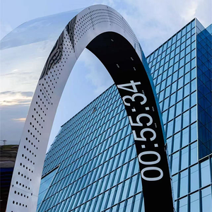 Esculturas de Acero Inoxidable Pulido a Espejo de Estilo Moderno Personalizadas, Artesanías para Arte y Coleccionables de Exterior - Product Image 5