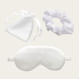 Máscara de Ojos para Viaje, Diadema y Bolsa de Almacenamiento, Juego de 3 Piezas, con Logotipo Personalizado, Regalo Promocional - Product Image 2