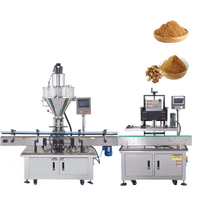 Machine de remplissage de poudre entièrement automatique, contrôlée par PLC, haute précision, pour bouteilles en verre, métal, plastique, barils, produits chimiques