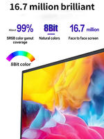 Monitor Gaming IPS de Pantalla Ancha de 22 Pulgadas, 1080P Full HD, Frecuencia de Actualización de 100Hz, Tiempo de Respuesta de 14ms, HDR 550:1 Contraste Negro, USB