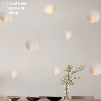 Applique murale moderne simple intégrée sans cadre en plâtre pour salon allée couloir escalier coin LED 3W puissance