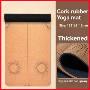 Tapis de yoga et de gym de haute qualité à prix de gros, tapis de sol en caoutchouc TPE résistant et imperméable, tapis d'exercice enroulable - Product Image 6