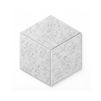 Panneaux acoustiques en feutre PET ignifuge 100% fibre de polyester, écologiques, tissés, antistatiques, absorbants le son, pour le bureau et la maison
