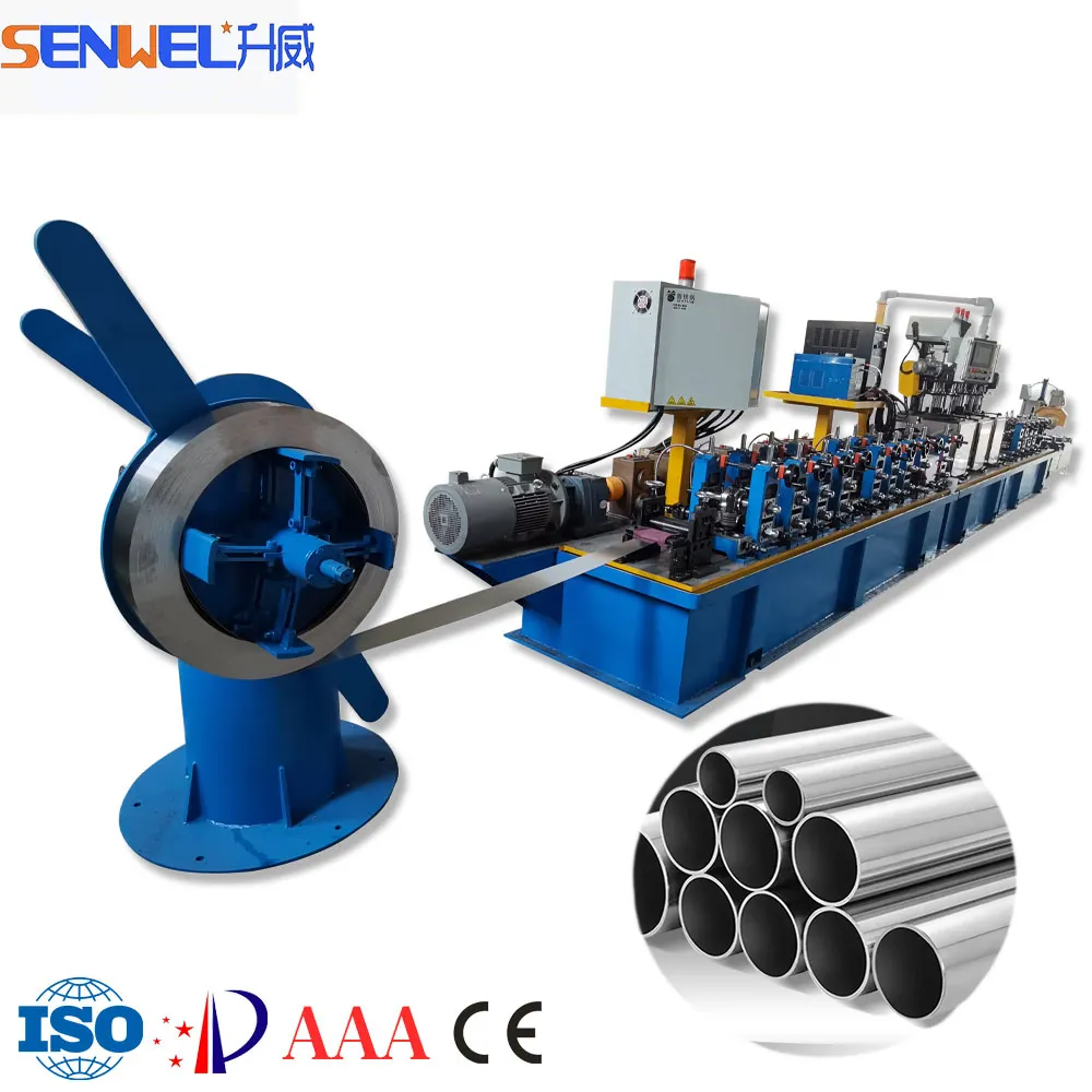 Linea di produzione completamente automatica del tubo dell'acciaio inossidabile del metallo che fa macchina/macchinario del mulino per tubi