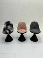 Tabouret de maquillage minimaliste moderne, tabouret de coiffeuse pour chambre à coucher, chaise de coiffeuse pour petits espaces, tabouret élégant pour manucure