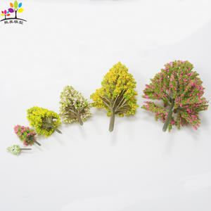 Shibaiqian миниатюрная Ландшафтная ручная модель строительный песчаный стол для сцены пластиковая имитация небольшого дерева мини-микроскопическая <span class=keywords><strong>pl</strong></span> - Product Image 2