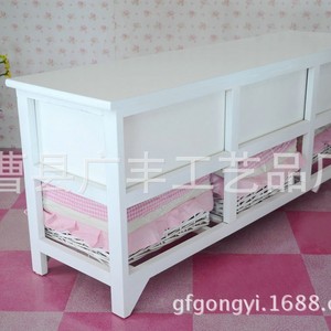 White Country Style Solid Wood <b>Tv</b> <b>Stand</b> Drawer Storage Cabinet Multi Functional Living Room Furniture - Product Image 3