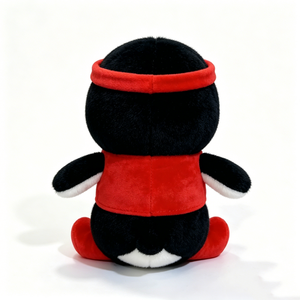 Peluche de Pingüino Navideño, Adorable Peluche Blanco y Negro con Traje Rojo, Regalo Navideño para Niños, Suave y Festivo - Product Image 5