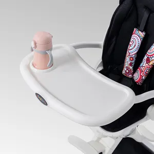 รถเข็นเด็กทารกพับได้คลิกเดียวหรูหราพับได้ง่ายพกพาสะดวกรถเข็นเด็กทารกพร้อมเก้าอี้รับประทานอาหาร