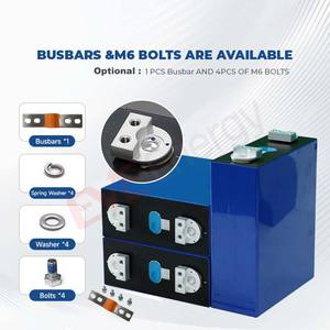 بطارية EVE الأصلية LF344 3.2V 350Ah LiFePO4 مع محول مزود بقطبين ملحبين بفتحتين ملحومة من المصنع، شحن سريع DDP. - Product Image 3