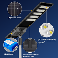 Éclairage public solaire Lampes LED étanches pour l'extérieur pour les jardins, les routes et les autoroutes