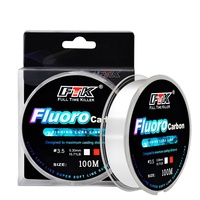 Vente en gros Offre Spéciale 100m 100% ligne de pêche en nylon fluorocarbone ligne de poisson lisse et haute résistance