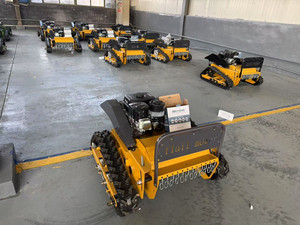 Điều khiển từ xa cỏ cắt khí-điện Lai Nông nghiệp flail Máy cắt 500 800 mét RC máy cắt cỏ bán buôn - Product Image 4