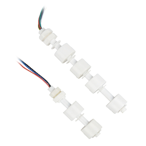 เซ็นเซอร์วัดระดับของเหลวแบบลอยตัว 3 จุด PP M10×1.5 เกลียวภายนอก สวิตช์แม่เหล็กแบบลอยตัว เครื่องตรวจจับระดับของเหลวหลายระดับ - Product Image 2