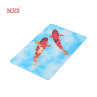 Carte de vœux 3D lenticulaire en plastique avec puce NFC, motif Cheval Magique Hell Fire