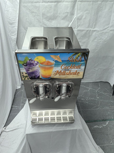 Machine à slush commerciale pour margaritas, certifiée CE, double machine à slush de comptoir, machine à boissons glacées et gazeuses - Product Image 5