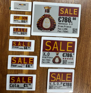 Système d'étiquettes de prix numériques Walmart 2,13 pouces, étiquettes de prix numériques pour supermarché, étiquettes de prix électroniques Eink Epaper ESL pour magasin, étiquettes de rayon électroniques - Product Image 1