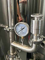 Fermenteur conique GHO 300L SUS 304 avec refroidisseur pour système de brassage de restaurant et bar, réservoir de fermentation de bière 220/380V