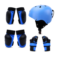 Ensemble casque et protections de ski pour enfants et adultes, ABS EPS, pour vélo, trottinette, léger, réglable, ventilé, unisexe