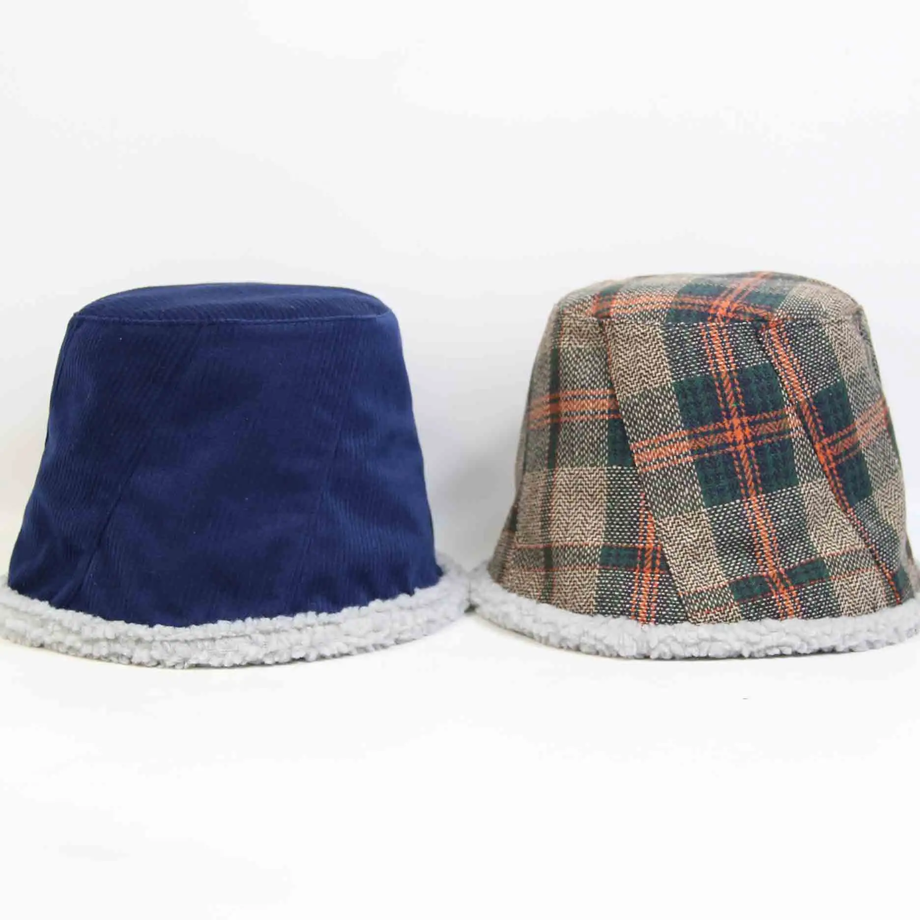 2024 automne unisexe velours côtelé/Plaid bérets chapeau nouveau Vintage femmes décontracté citrouille plat hommes béret